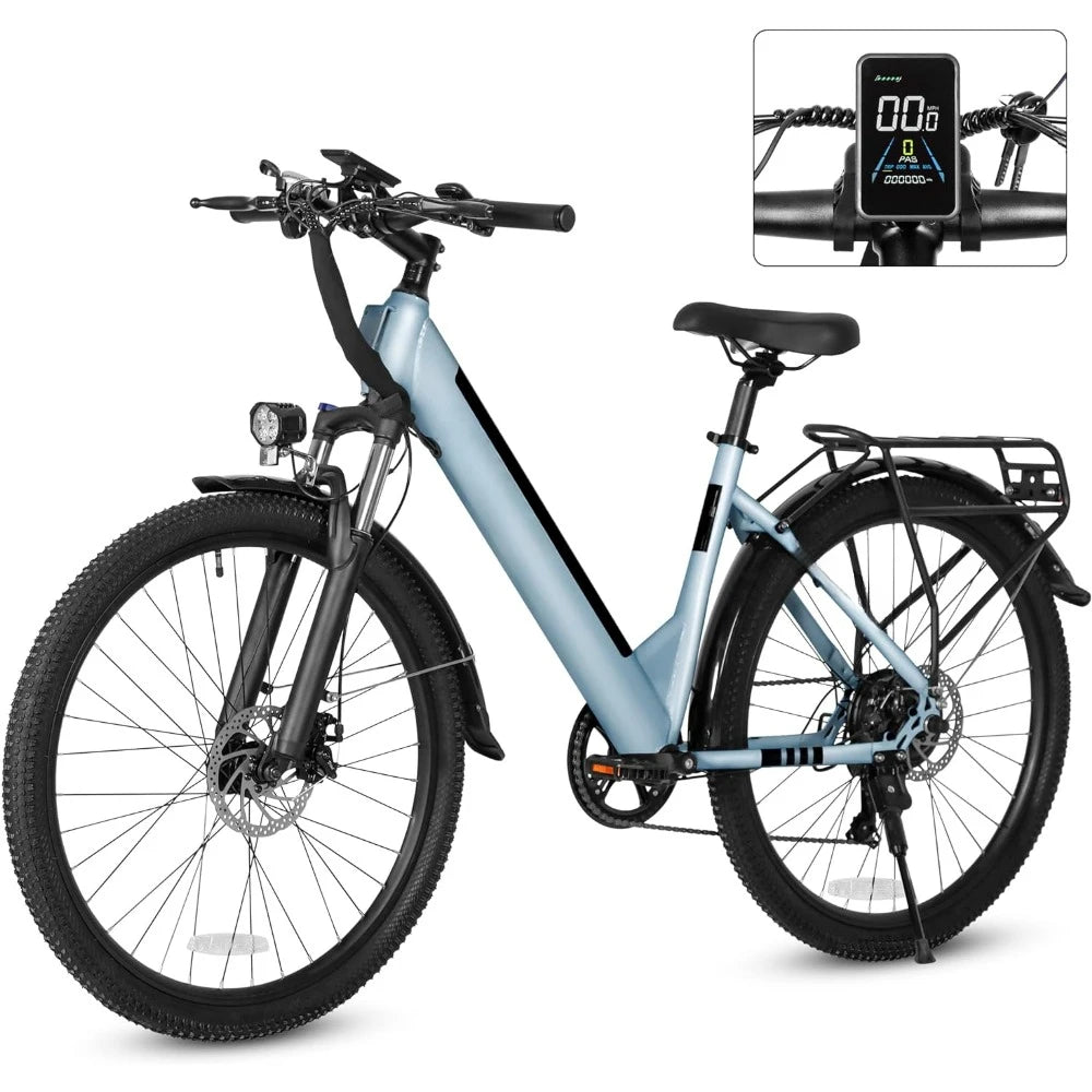 Electrocycle E-Bike 350W Motor, 36V 9Ah Removable Battery, 20MPH E-Bikes UL 2849 Certified